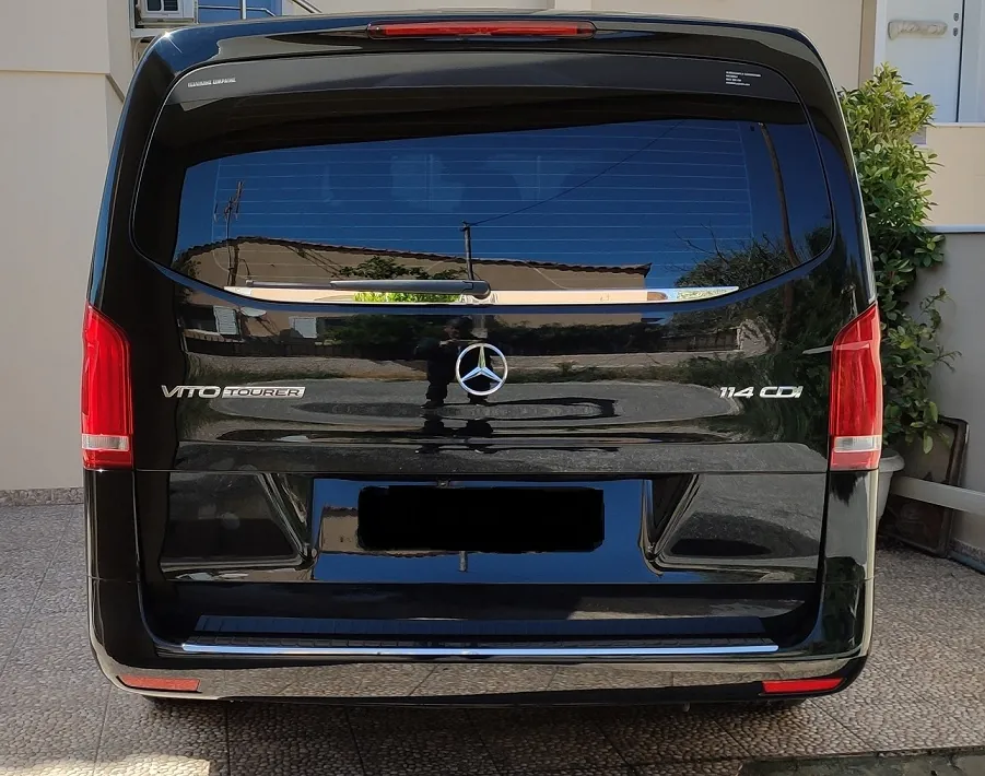 Mercedes-Benz Vito Pan-Greece Travel back view